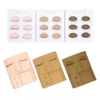 Practice Training Head with Removable Eyes Eyelash Extension Mannequin Eyelash Practice Doll light-Head Model