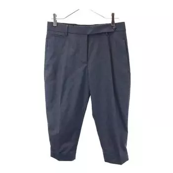 PRADA Cropped pants 40 Dark gray Button fly Women Used