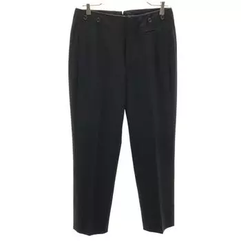 PRADA made in Italy Long pants 46 Charcoal black Women Used
