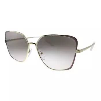 Prada PR 60XS 07B4K0 Женские солнцезащитные очки-бабочки бледно-золотые матовые розовые