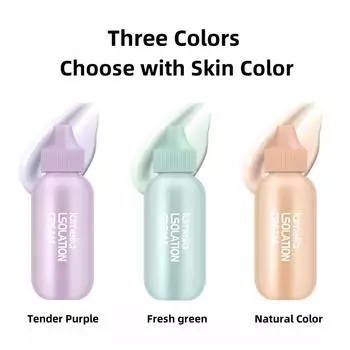Праймер-основа под макияж для лица, изолирующий крем-корректор цвета 3 в 1, увлажняющий жироуловитель для скрытия морщин и тонких линий
