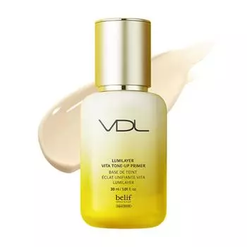 Праймер VDL Lumilayer Vita Tone-up Primer SPF20 PA++, смешанные цвета, 30 мл, 1 шт.