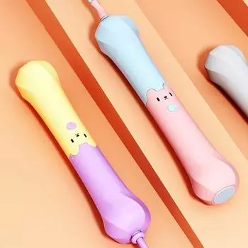 Практические прыжки со скакалкой, проверка фитнес-оборудования с защитой от намотки розовый/синий