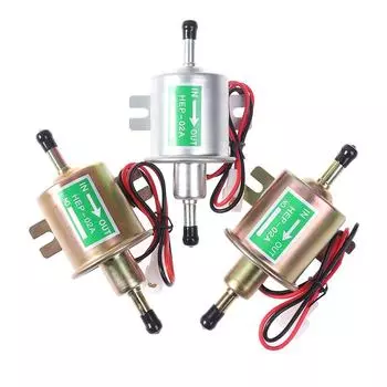 Практический Hep-02A 12V 24V Мотоцикл Универсальный дизельный бензиновый электрический топливный насос 12V