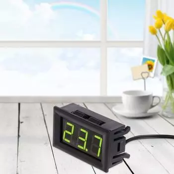 Практический термометр для аквариума DC Gauge Panel Pool красный