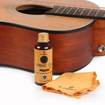 Практическое масло для ухода за гитарой Масло для гитарных струн Масло для гитары укулеле Уход за басовыми струнами Fingerb A5A8 1pc-One size