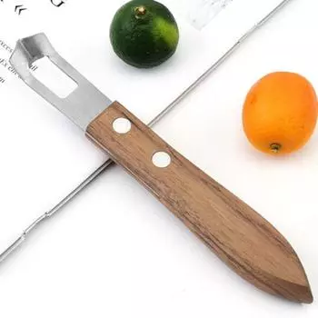 Практичная экологически чистая овощечистка с высокой твердостью, устойчивостью к коррозии и длительным сроком службы для овощечистки в общежитии эбеновый