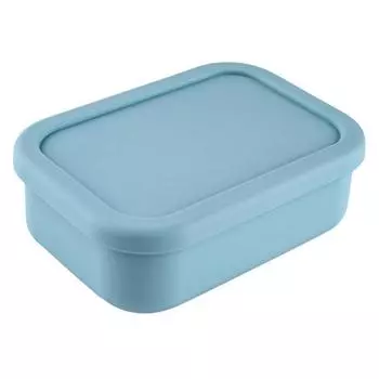 Практичная экономия места, удобные пищевые 3 сетки, герметичный герметичный контейнер для еды, кухонные инструменты, контейнер для обеда S светло-синий