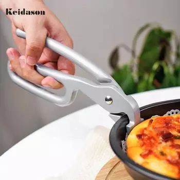 Практичная экономия времени, удобный зажим для сковороды для пиццы, плита из алюминиевого сплава, принадлежности для столовой