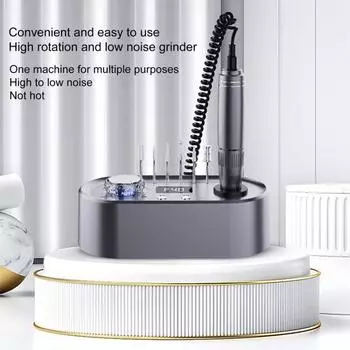 Практичная электрическая функция памяти ДК 12/18В машины 40000рпм сверла для ногтей высокоскоростная EU Plug чёрный