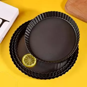 Практичная антипригарная форма для выпечки со съемным дном, круглая форма для тостов для пиццы, товары для дома, форма для выпечки пиццы 26cm