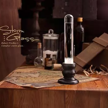 Практичная бутылка с прогнозом погоды, стеклянная штормовая бутылка, подсвечник, украшение для домашнего офиса, подарки на день рождения, День святого Валентина