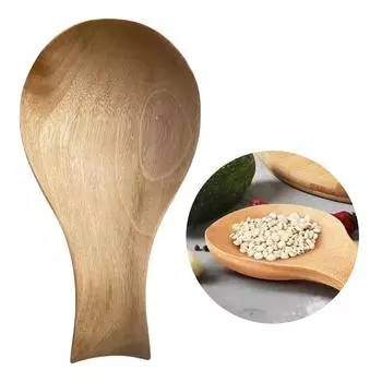 Практичная деревянная подставка для ложек, элегантная подставка для кухонных принадлежностей и кофейных ложек, экономящая пространство конструкция 1