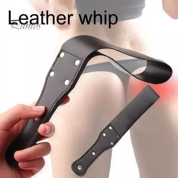 Практичная деревянная ручка, черная секс-игра, кнут для взрослых, БДСМ-игрушка для связывания в подарок