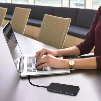 Практичная док-станция, расширение USB-интерфейса Plug Play без драйверов USB