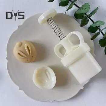 Практичная форма для шоколада, милый уникальный кролик, креативная модель лунного пирога Rabbit