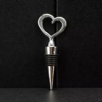 Практичная герметичная ABS-пробка для бутылки вина в форме сердца, сохраняющая свежесть One Size