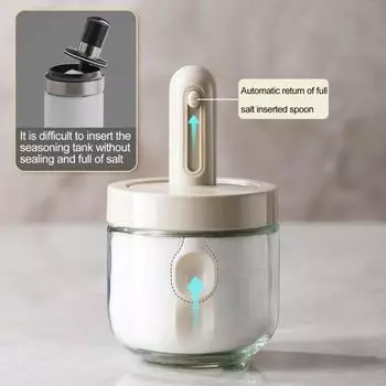 Практичная герметичная удобная ручка с регулируемым объемом, легко наполняемая бутылка для специй для кухонной коробки для приправ зелёный