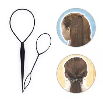 Практичная игла для вытягивания волос, инструменты для волос, аксессуары для укладки волос «сделай сам», создатель хвоста