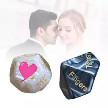 Практичная игра в кости для пары, сексуальная поза, акриловая, разная форма