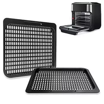 Практичная конструкция решетки лотка для аэрофритюрниц, нержавеющая, многоцелевая чёрный