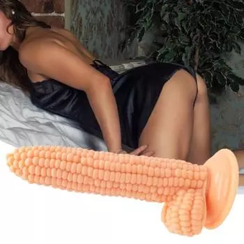 Практичная кукурузная чашка для пениса, многофункциональная с присоской, многоразовая имитация кукурузного фаллоимитатора, секс-игрушка для взрослых