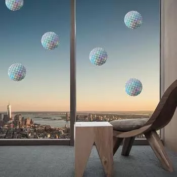 Практичная лента для отпугивания птиц Водонепроницаемая портативная долговечная серебряный