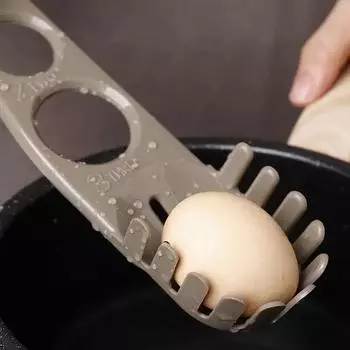 Практичная ложка для пасты и лапши, совок для пасты, дуршлаг, половник для лапши и яиц, ложка-лопатка для спагетти, нейлоновый дуршлаг, кухонный гаджет 1PCS белый