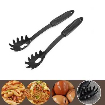 Практичная ложка для пасты и лапши, совок для пасты, дуршлаг, половник для лапши и спагетти, нейлоновая ложка-дуршлаг, кухонный гаджет