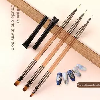 Практичная маникюрная ручка с мягкой щетиной и польской ручкой своими руками A