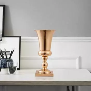 Практичная новинка, нежная ваза, цветочный контейнер с плоским дном, свадебный декор серебряный