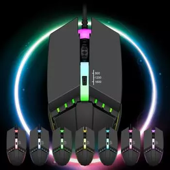 Практичная оптическая мышь X3, 4 клавиши, удобная ручка без драйверов белый