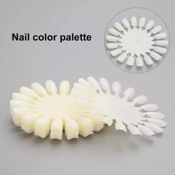 Практичная палитра для ногтей. Украшения для ногтей. Универсальный пластик. Стильный.