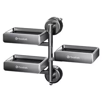 Практичная пластиковая мыльница на присоске, настенная, без перфорации, дренажная, съемная полка для слива воды с мыла, кухня