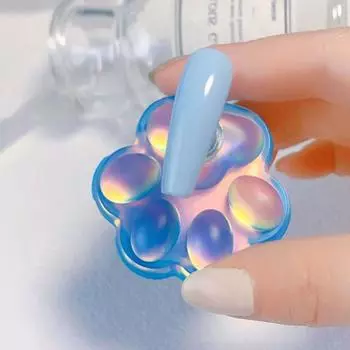 Практичная пластина для демонстрации ногтей, износостойкая, твердая, своими руками синий