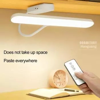 Практичная прикроватная лампа с дистанционным управлением, неяркая защита глаз A