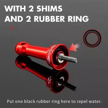 Практичная, прочная, прочная спиннинговая катушка, балансир, высокопрочный стабилизатор колеса, аксессуар для рыбалки чёрный