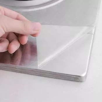 Практичная прозрачная кухонная маслостойкая наклейка, высокотемпературная наклейка на стену из керамической плитки