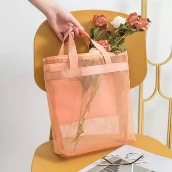 Практичная прозрачная видимая сумка для хранения предметов, легкие игрушки, косметическая сетчатая сумка для хранения, сумка-органайзер, сумка-органайзер для домашних принадлежностей