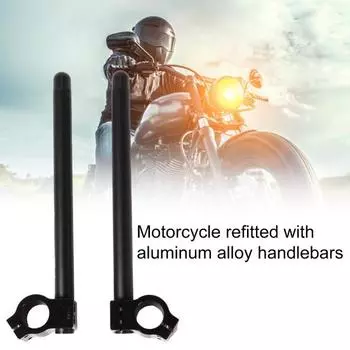 Практичная ручка мотоцикла, износостойкая, черная, ударопрочная 33mm чёрный