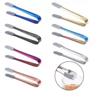 Практичная ручка-зажим для еды, многоцелевая из нержавеющей стали серебряный