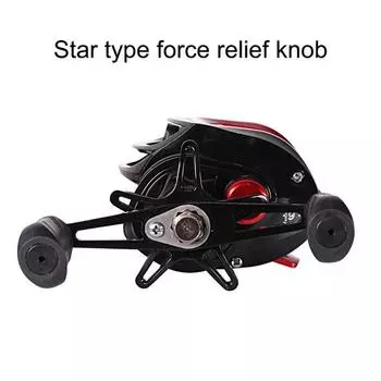 Практичная рыболовная катушка из алюминиевого сплава для левой/правой руки, рыболовная катушка для баса