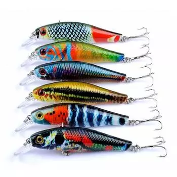 Практичная рыболовная наживка 8,5 см/8,7 г с 3D-глазами, многоразовая, увеличивает скорость рыбалки D