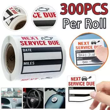 Практичная сервисная наклейка Широкое применение Гладкая простота в использовании B