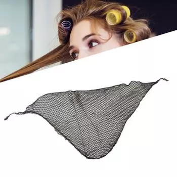 Практичная сетка с отверстиями, удобная хлопковая сетка для волос, женская треугольная, принадлежности для салона