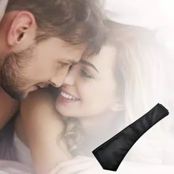 Практичная сексуальная тайна с завязанными глазами, черная, экологически чистая