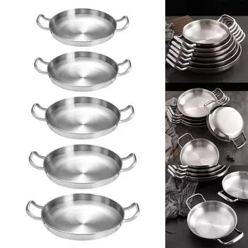 Практичная сковорода с двойной ручкой. Сковороды с равномерным распределением тепла. Удобные сковороды для различных техник приготовления пищи. 20