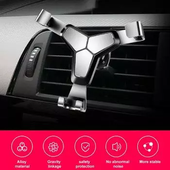 Практичная стойка для телефона Traingle Стабильность Портативная Удобная серебряный