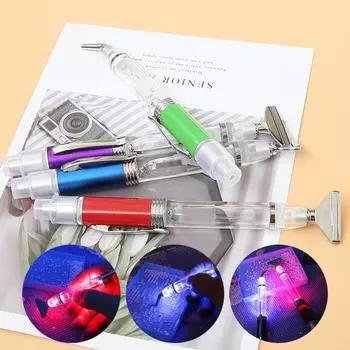 Практичная точечная дрель со светодиодной подсветкой, легкое точечное сверление B фиолетовый