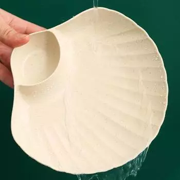 Практичная упаковка с защитой от падения, однотонная антидеформированная десертная тарелка для еды, предметы домашнего обихода, тарелка для закусок зелёный